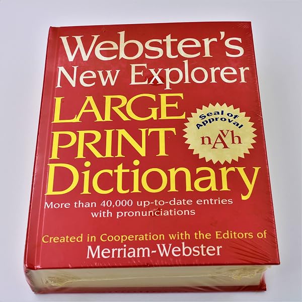 Amazon.com: Webster's New World Large Print Dictionary